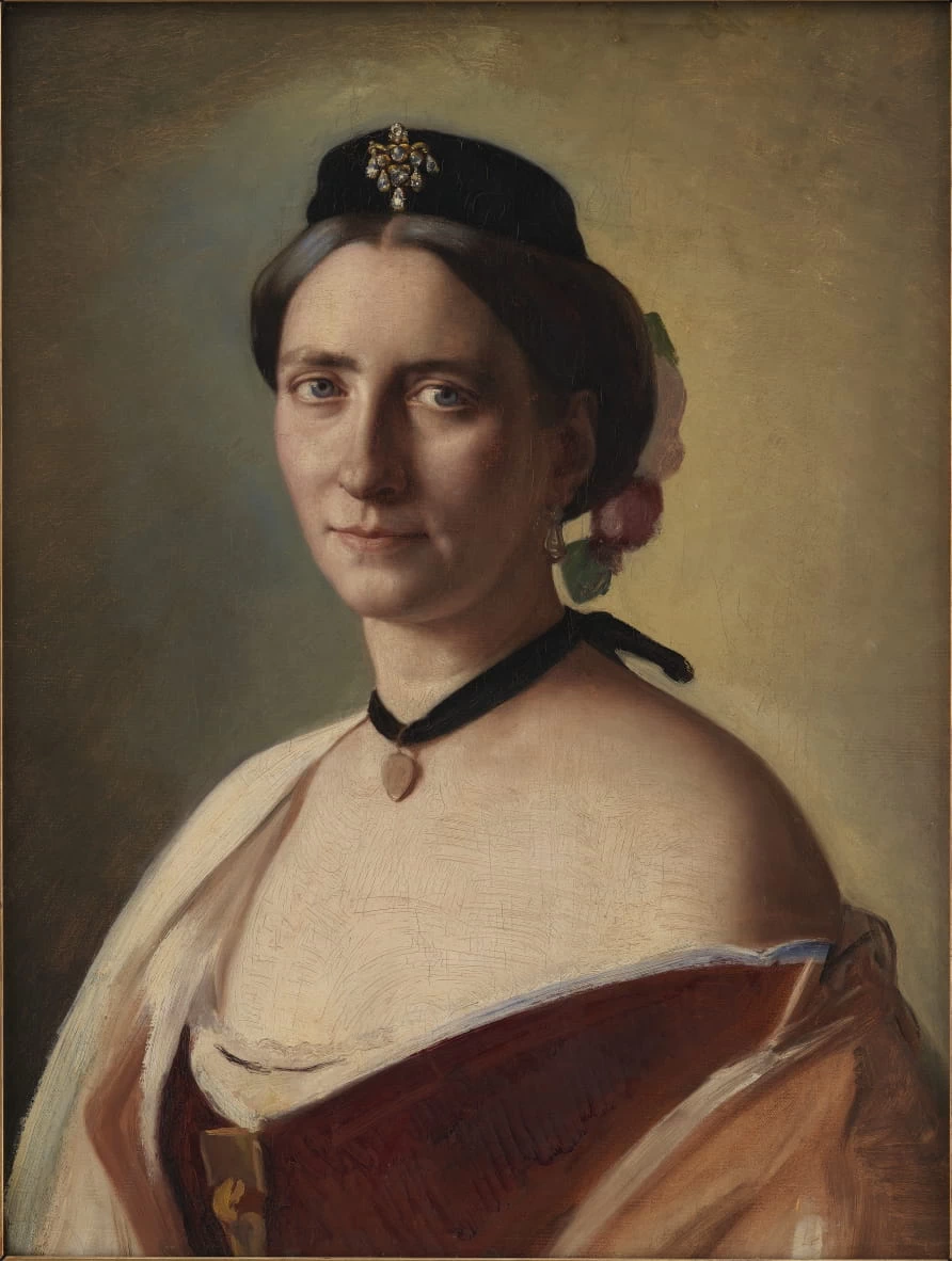 La moglie dell'artista, Alma Bloch, nata Trepka, 1868 - Statens Museum for Kunst, Copenhagen